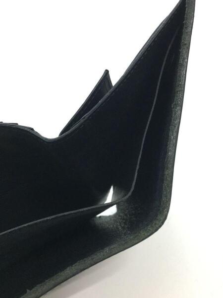 925&frasl;WALLET(S)&frasl;2つ折り財布&frasl;レザー&frasl;BLK&frasl;無地&frasl;メンズ