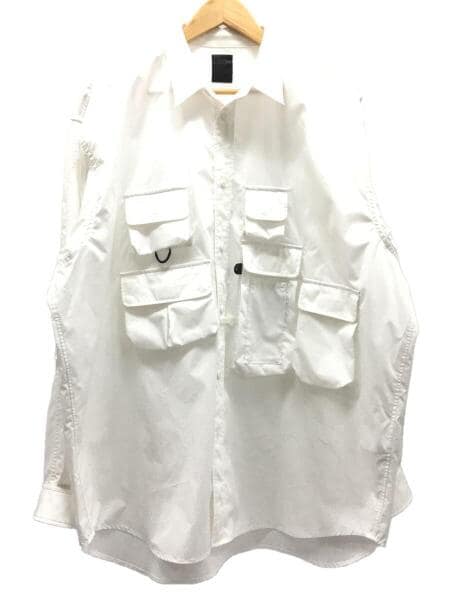 DAIWA / 長袖シャツ/M/ポリエステル/KHK/無地/BE-85021W DAIWA([スポーツ]ダイワ) / 長袖シャツ/L/ポリエステル/ホワイト/BE