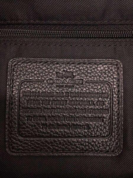 COACH(コーチ) / リュック_ターンロック_ペブルド/レザー/BLK/無地 