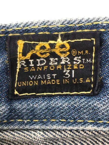 Lee(リー) / ストレートパンツ/31/デニム/IDG/70s/サイド黒タグ/脇割り