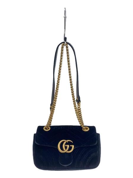 GUCCI(グッチ) / チェーンショルダーバッグ_GGマーモント_ベルベット_ 