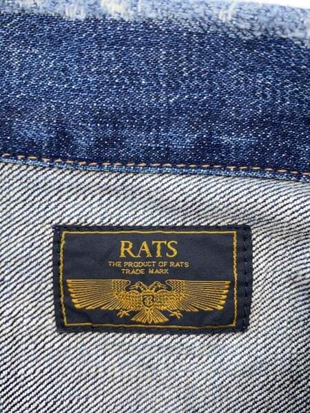 RATS(ラッツ) / 1st TYPE USED PAINT DENIM JACKET/Gジャン/M/コットン 
