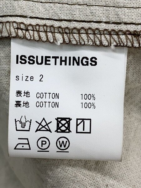 ISSUETHINGS / 23SS ジャケット/2/コットン/BRW/type36b// ISSUETHINGS(イシューシングス) / 23SS ジャケット/2/コットン/BRW
