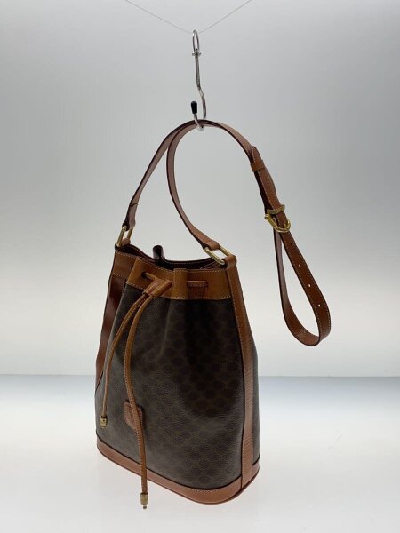 CELINE(セリーヌ) / オールド マカダム柄ショルダーバッグ/BRW/巾着