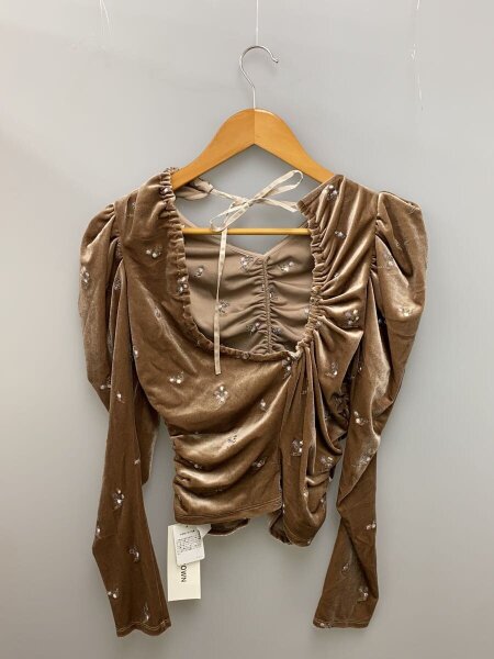 Lily Brown(リリーブラウン) / 24AW フラワーエンブロイダリーギャザー 