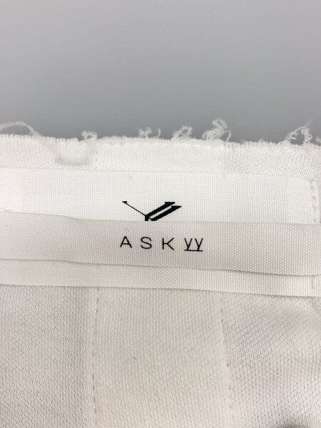 ASKYY(アスキー) / 長袖ヘンリーネックカットソー/1/コットン/WHT 
