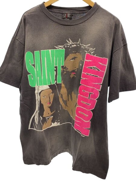 SAINT MICHAEL(セントマイケル) / LM_SS TEE/ST KINGDOM/Tシャツ/XL 