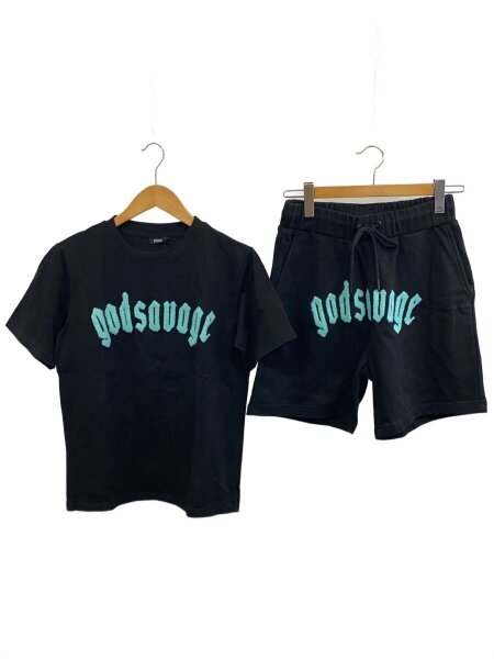 god savage(ゴッドサヴェージ) / セットアップ/S/コットン/BLK | 古着 