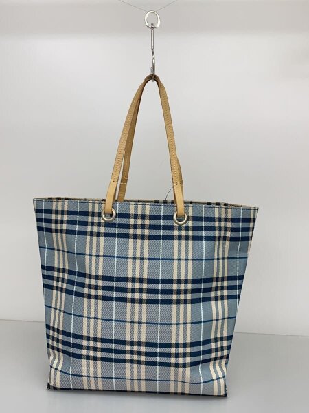 Burberry トートバッグ ノバチェック ネイビー BURBERRY バーバリー 