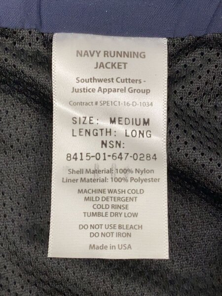 US.NAVY(ユーエスネイビー) / NAVY RUNNING JACKET/M/ナイロン/NVY 
