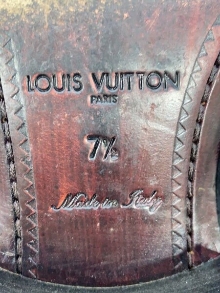 LOUIS VUITTON(ルイヴィトン) / ダミエ/ドレスシューズ/US7.5/BLK
