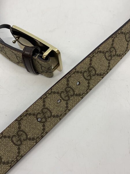 GUCCI(グッチ) / GG シェリーライン ベルト/レザー/GRY/メンズ/155084