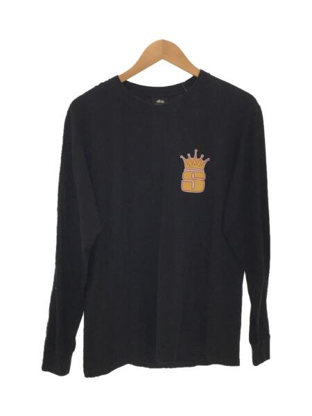 STUSSY(ステューシー) / CROWN L/S TEE/ロンT/M/コットン/ブラック