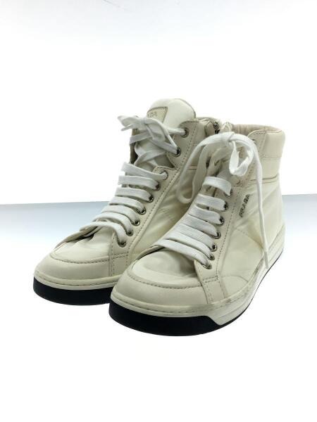 PRADA SPORT(プラダスポーツ) / ハイカットスニーカー/37/WHT/レザー