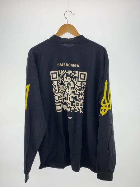BALENCIAGA(バレンシアガ) / 22aw/ウクライナ/長袖Tシャツ/M/コットン 