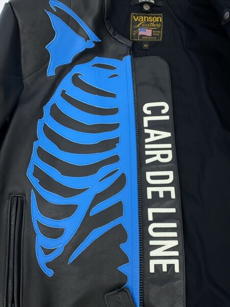 VANSON(バンソン) / Leather Bones Jacket/シングルライダース