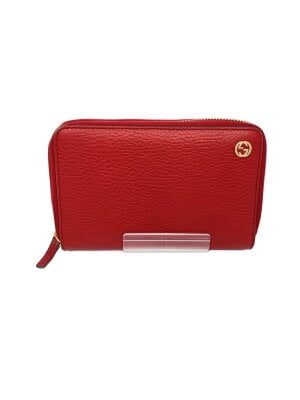 GUCCI(グッチ) / 2つ折り財布_GGマーモント_キルティング/レザー/RED