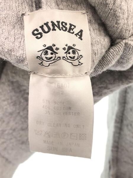 SUNSEA(サンシー) / W FACE WOOL TURTLE NECK/2/ウール/GRY/袖口汚れ有 