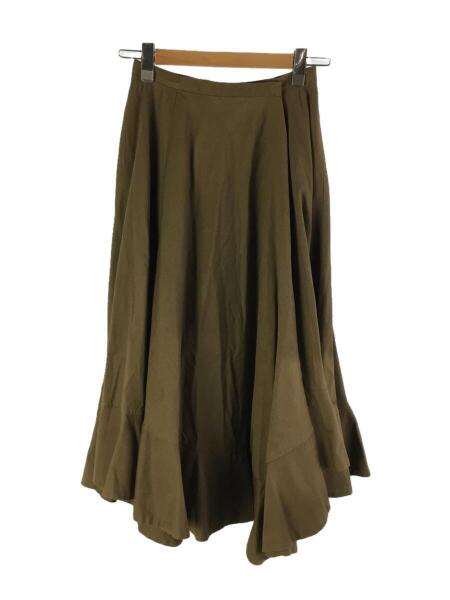 CLANE(クラネ) / ASYMMETRY HEM SKIRT/2/コットン/KHK/15109-6071 