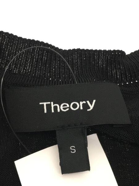 theory(セオリー) / Silk Combo SS Shrunken Top/S/シルク/BLK/01 