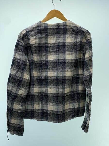 SUNSEA(サンシー) / Check Long Tee Blouson/ブルゾン/3/リネン/BLK 