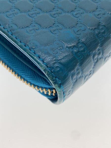 GUCCI(グッチ) / 変色有/Bi-Fold Wallet/マイクログッチシマ/レザー