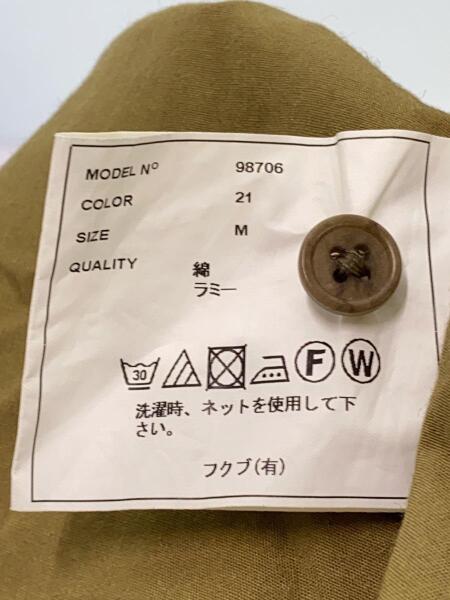 YAECA(ヤエカ) / 半袖ワンピース/フロント汚れ/M/コットン/KHK/98706