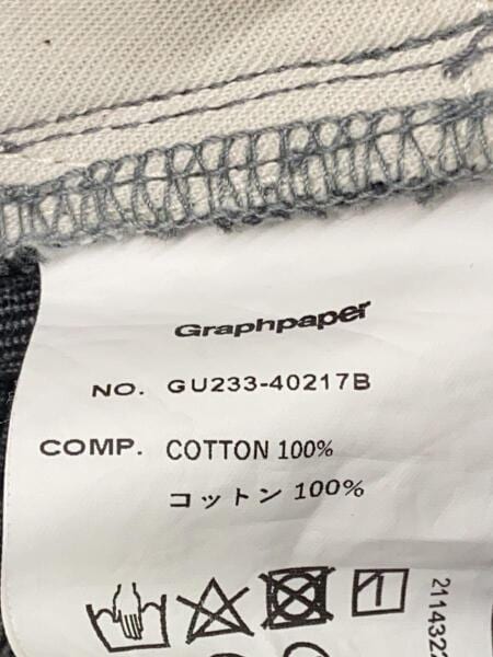 Graphpaper(グラフペーパー) / Colorfast Denim Two Tuck Pants/2/GRY