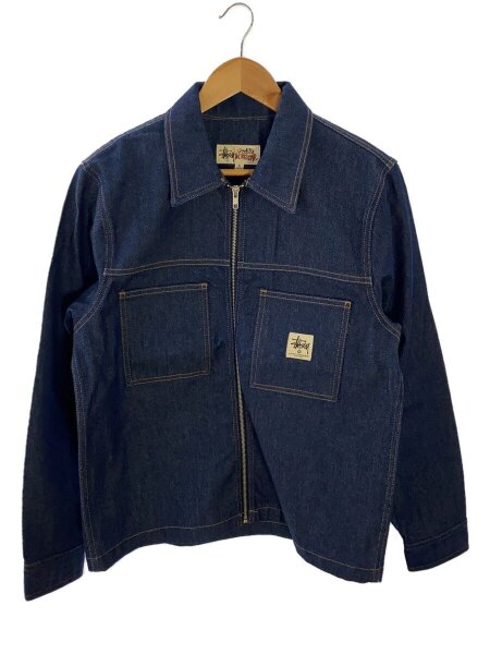 STUSSY(ステューシー) / DENIM ZIP UP WORK SHIRT/Gジャン/S/コットン 