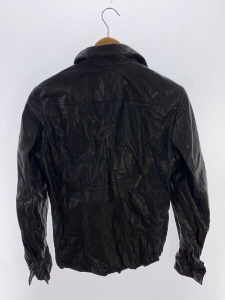 C DIEM カルペディエム 04SS ウォッシャブルレザーシャツ 1 レザー BLK 1154-343-0527 古着の販売・通販なら