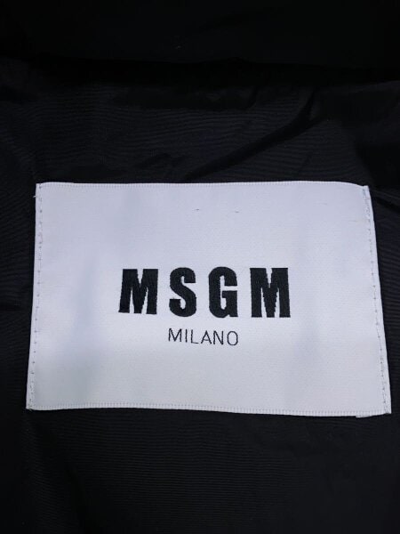 MSGM / 中綿ジャケット/44/ポリエステル/BLK/2540MH23P// MSGM(エムエスジーエム) / 中綿ジャケット/44/ポリエステル/BLK