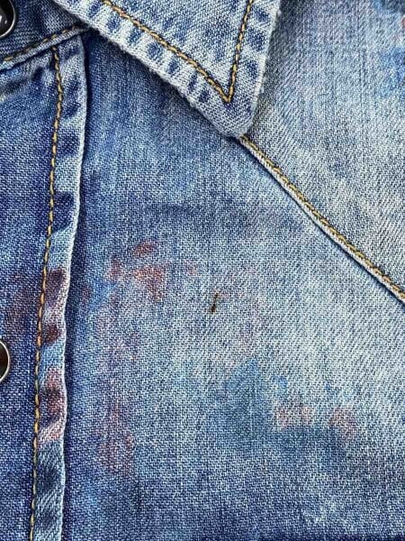 SAINT LAURENT / フラワープリントデニムウエスタンシャツ/S/デニム/IDG/花柄/512048 SAINT LAURENT(サンローラン) / フラワープリントデニムウエスタン