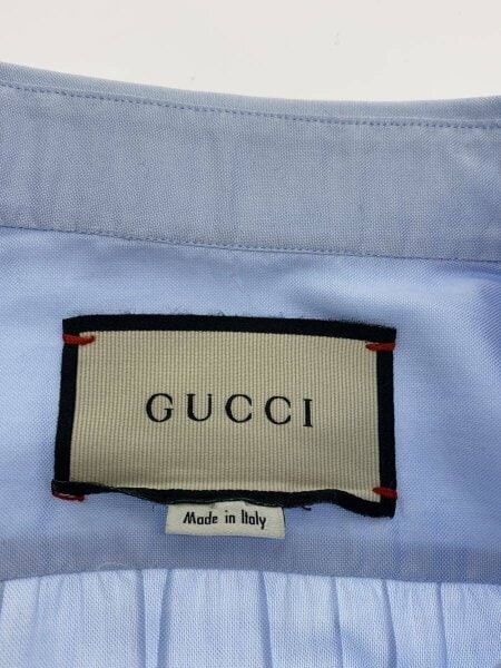 GUCCI(グッチ) / 長袖シャツ/46/コットン/BLU/539707 Z372L// | 古着の