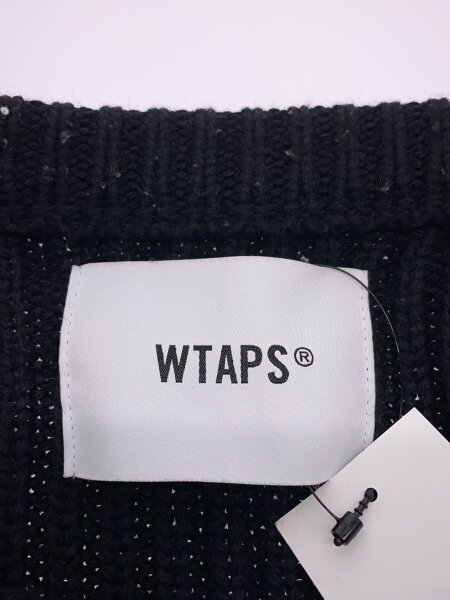 WTAPS / コマンダーニット/毛玉使用感有/1/コットン/BLK/222MADT-KNM03 WTAPS(ダブルタップス) / コマンダーニット/毛玉使用感有/1/コットン