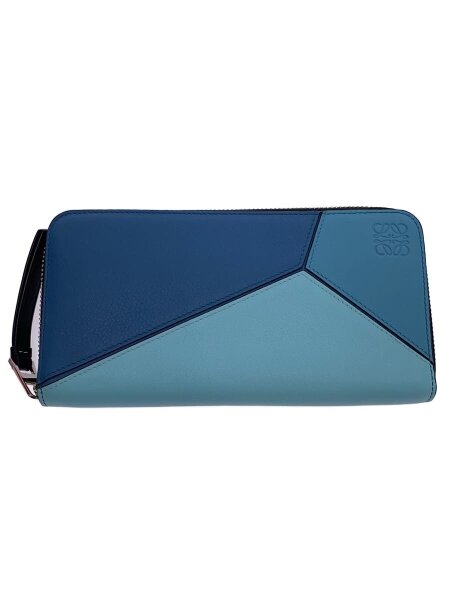 LOEWE レザー長財布 青 LOEWE(ロエベ) / 長財布/レザー/BLU/メンズ/281903// | 中古品の販売