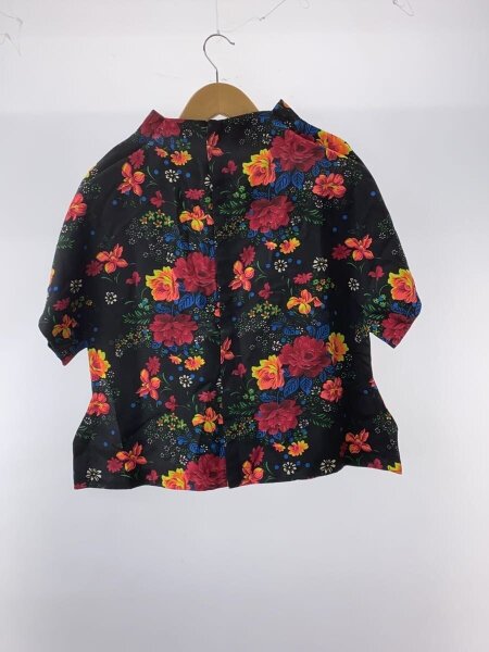 COMME des GARCONS / AD2012/二次元期/半袖ブラウス/S/ポリエステル/BLK/花柄/GJ-B042// COMME des GARCONS(コムデギャルソン) / AD2012/二次元期/半袖ブラウス