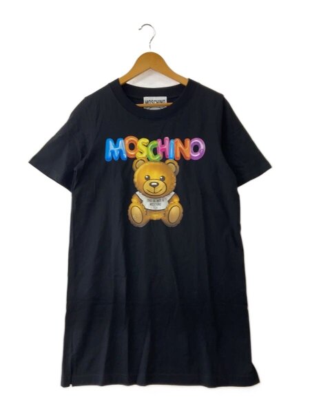MOSCHINO(モスキーノ) / COUTURE/ベアプリント/半袖ワンピース/42 