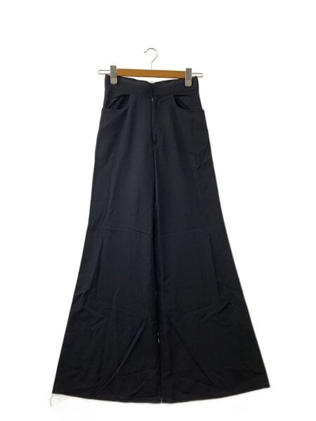 ヨウジヤマモト ブラックワイドパンツ YOHJI YAMAMOTO (ヨウジヤマモト