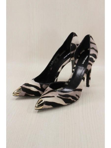 アルマーニ　毛皮　パンプス　ARMANI 美品 GIORGIO ARMANI(ジョルジオアルマーニ) / GIORGIO ARMANI/ジョルジオ