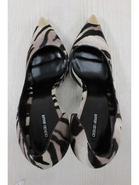 アルマーニ　毛皮　パンプス　ARMANI 美品 GIORGIO ARMANI(ジョルジオアルマーニ) / GIORGIO ARMANI/ジョルジオ