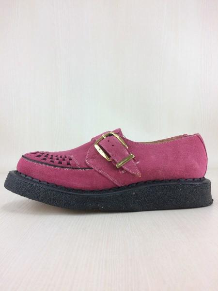 E COX × RUDE GALLERY ハラコ GEORGE COX(ジョージコックス) / ジョージコックス/シューズ/UK8/PNK