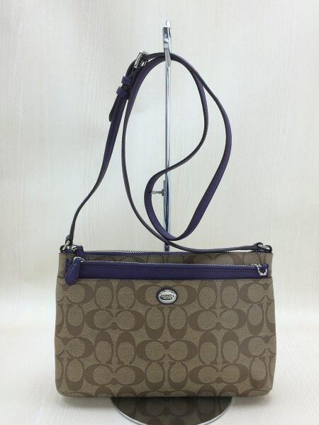 COACH(コーチ) / コーチ/ショルダーバッグ/PVC/ベージュ/総柄/F52175 