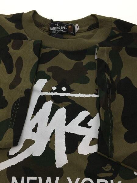 A BATHING APE(アベイシングエイプ) / L/STUSSY30周年記念コラボT 