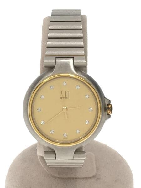 dunhill アナログクォーツ腕時計 シルバー dunhill(ダンヒル) / クォーツ腕時計/アナログ/ゴールド/シルバー/LQ