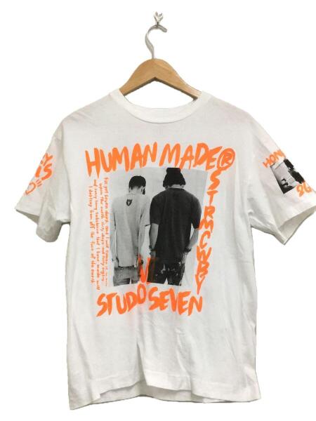 HUMAN MADE(ヒューマンメイド) / Tシャツ/S/コットン/WHT/STUDIO SEVEN 