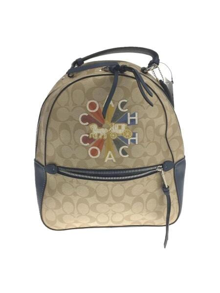 COACH(コーチ) / リュック/PVC/BEG/総柄/F76626 | 中古品の販売・通販 