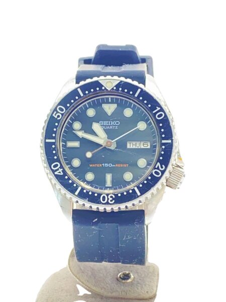 SEIKO(セイコー) / クォーツ腕時計/アナログ/ラバー/BLK/6458-6000 