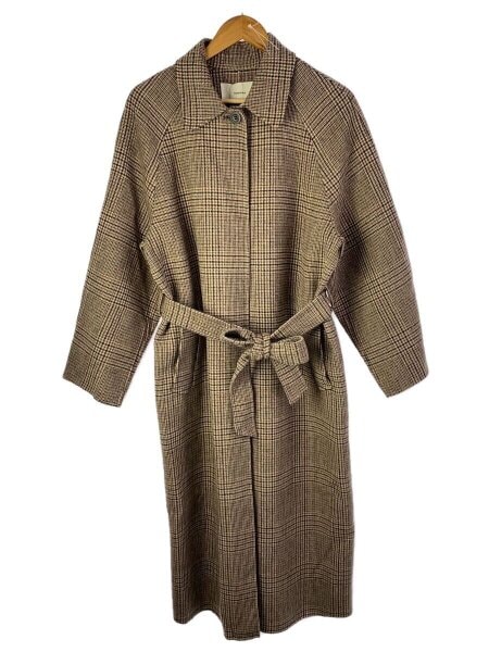 todayful ステンカラーチェックコート 38 TODAYFUL（トゥデイフル）の