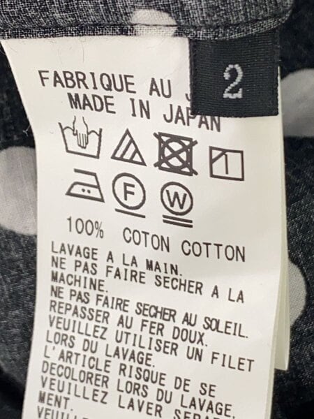 Y’s / 長袖ブラウス/2/コットン/BLK/玉虫/YH-B24-829-2-01// Y's(ワイズ) / 長袖ブラウス/2/コットン/BLK/玉虫/YH-B24-829-2-01