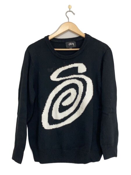 STUSSY(ステューシー) / ニット・セーター(薄手)/M/ポリエステル/BLK 